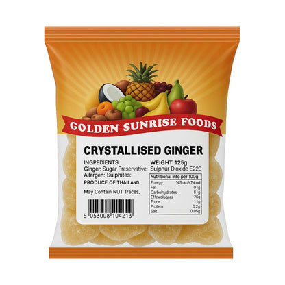 Golden Sunrise Foods Crystallised Ginger