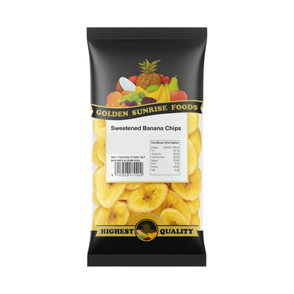 Golden Sunrise Foods  Sweetened Banana Chips