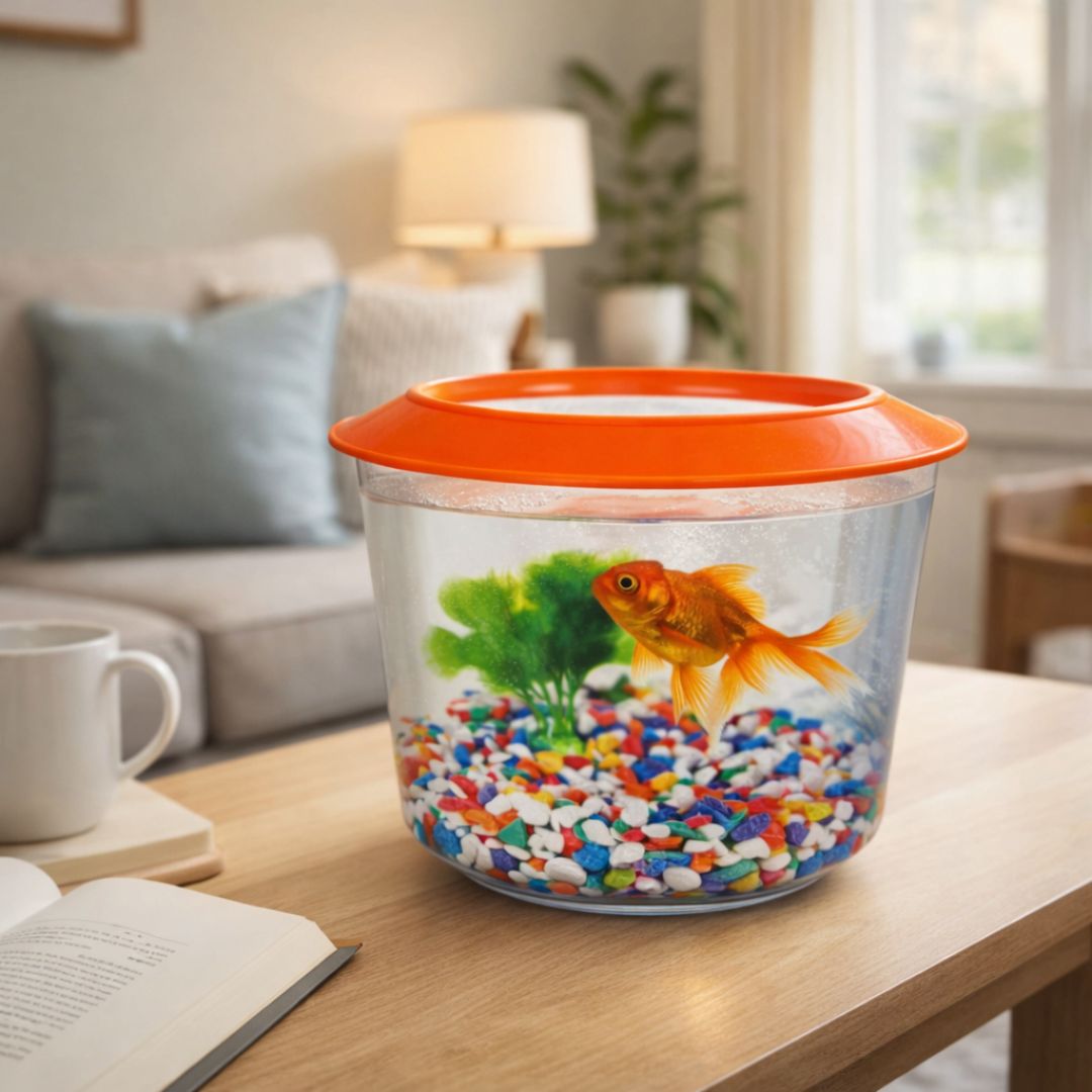 Pet Living Goldfish Bowl Starter Set