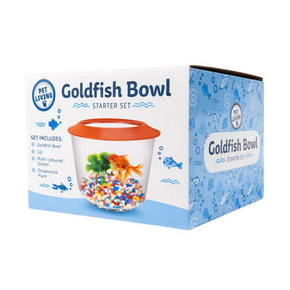 Pet Living Goldfish Bowl Starter Set