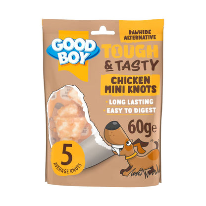 Good Boy Tough & Tasty Chicken Mini Knots Dog Treats
