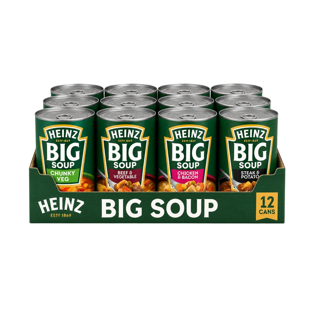 Heinz Big Soup Assorted 12 Pack