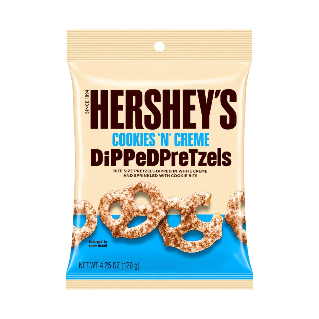 Hershey’s Cookies ‘N’ Creme Dipped Pretzels