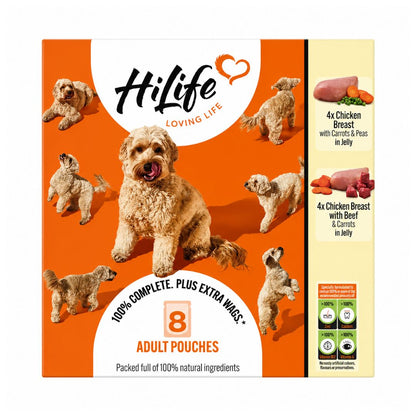 HiLife Adult Dog Chicken & Meat In Jelly