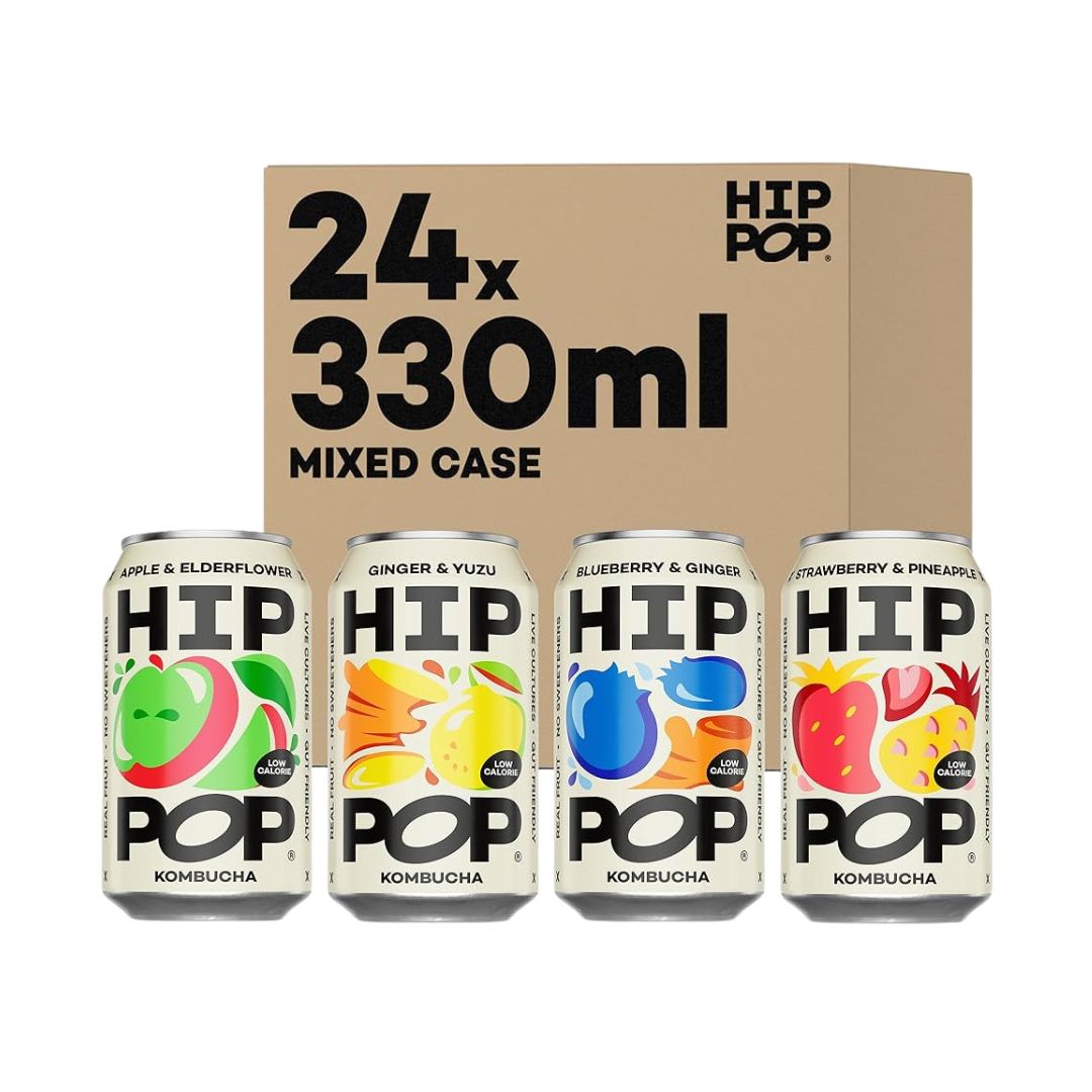 Hip Pop Kombucha Cans Mixed Case