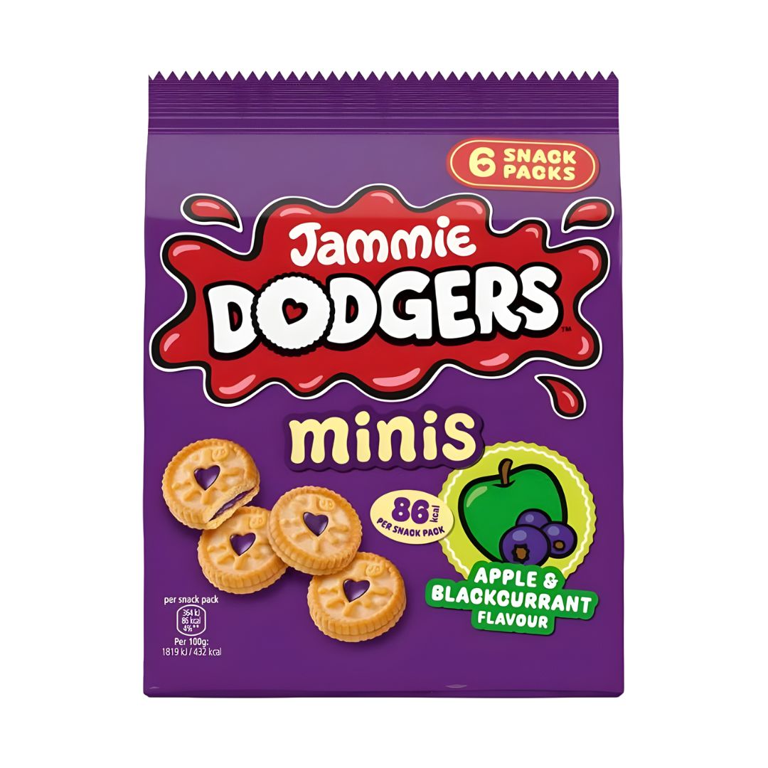 Jammie Dodgers Biscuit Minis Apple & Blackcurrant