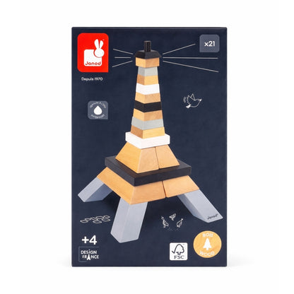 Janod Wooden Eiffel Tower Construction Kit
