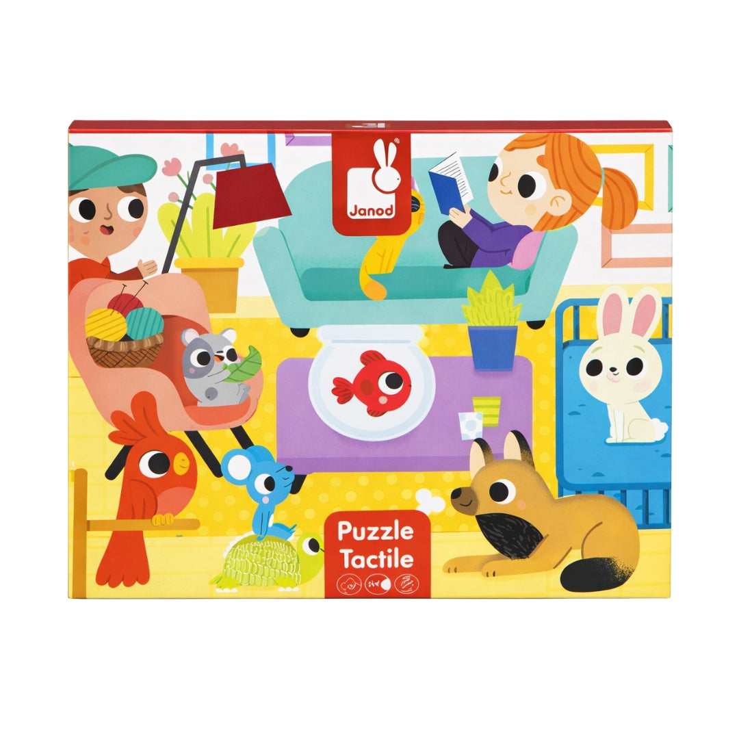 Janod Tactile Giant Pets Puzzle