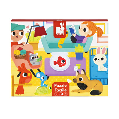 Janod Tactile Giant Pets Puzzle