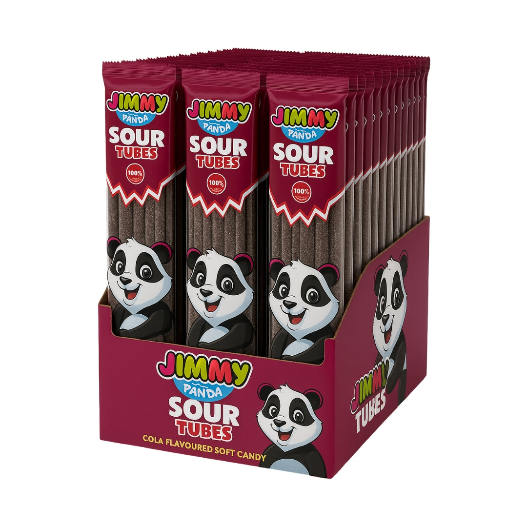 Jimmy The Panda Sour Tubes Cola Flavour Fizzy Sweets