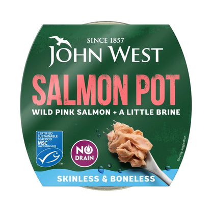 John West Wild Pink Salmon Pot + A Little Brine