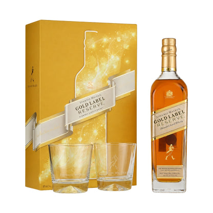 Johnnie Walker Gold Label Reserve Gift Set With 2 Glasses