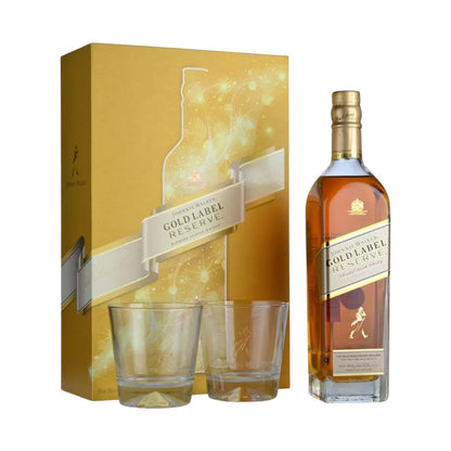 Johnnie Walker Gold Label Reserve Gift Set With 2 Glasses