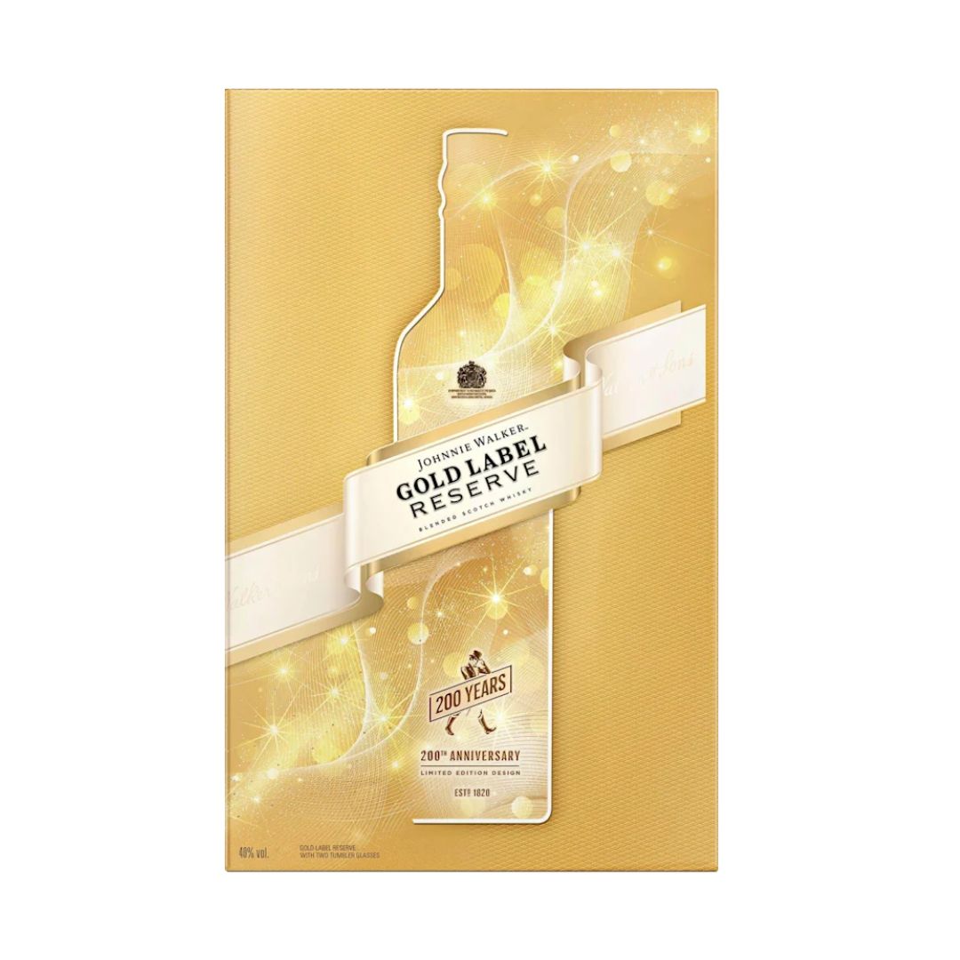 Johnnie Walker Gold Label Reserve Gift Set With 2 Glasses