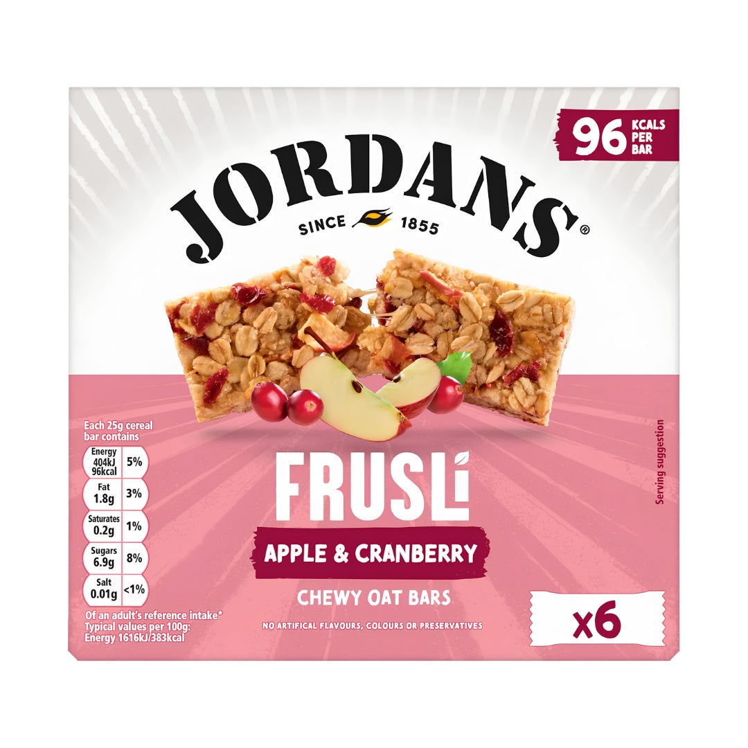 Jordans Frusli Apple & Cranberry Chewy Oat Bars