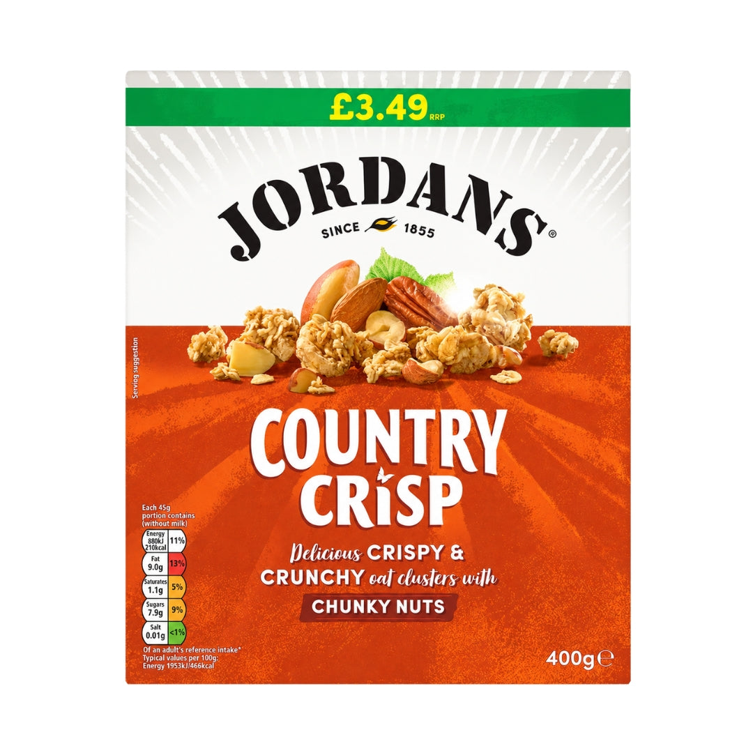 Jordans Country Crisp Crunchy Oat Clusters Chunky Nuts