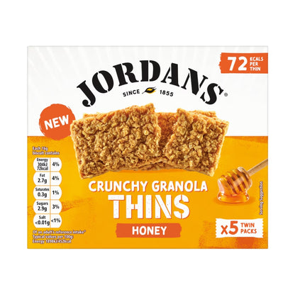 Jordans Granola Thins Honey Oat Snack Bars
