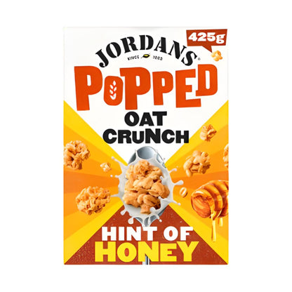 Jordans Popped Oat Crunch Hint of Honey Breakfast Cereal