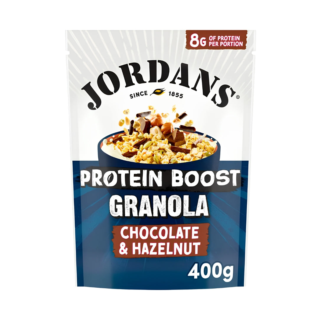 Jordans Protein Boost Chocolate & Hazelnut Granola