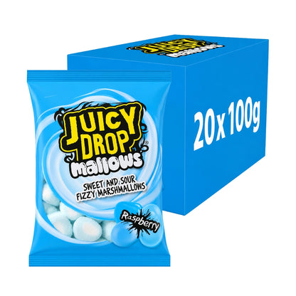 BULK SPECIAL Bazooka Juicy Drop Mallows Blue Raspberry