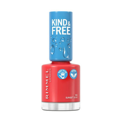 Rimmel London Kind & Free Clean Nail Polish 155 Sunset Soar