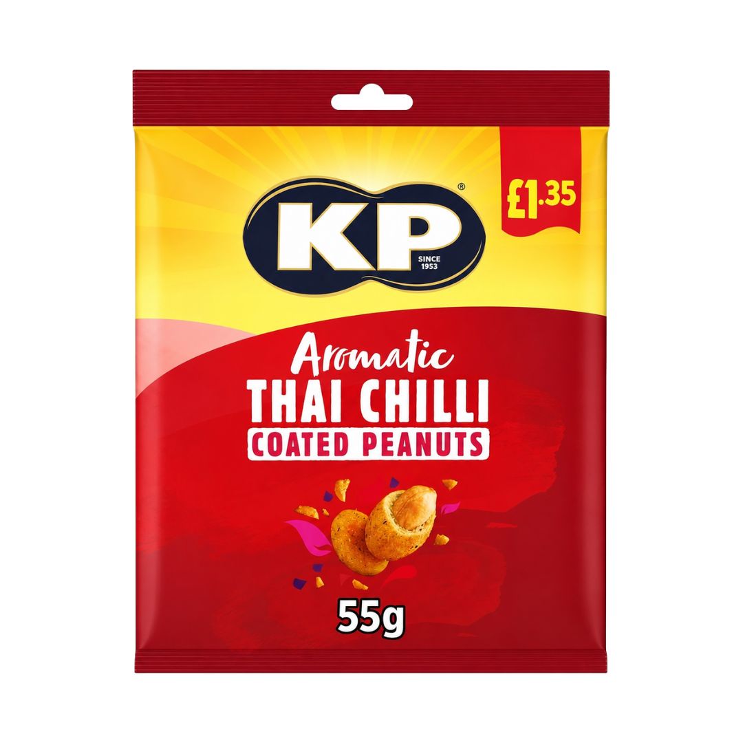 KP Aromatic Thai Chilli Flavour Coated Peanuts