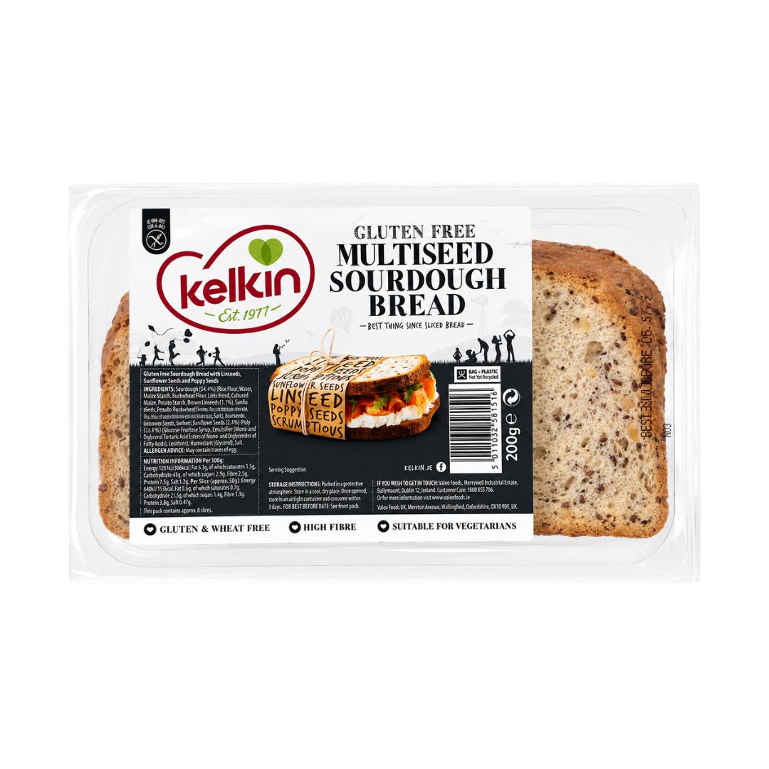 Kelkin Gluten Free Multiseed Sourdough Bread