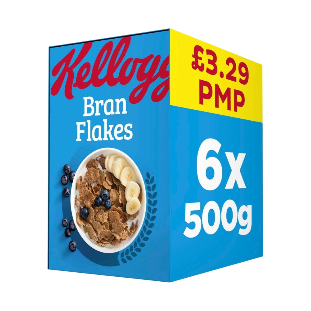 Kellogg's Bran Flakes Breakfast Cereal