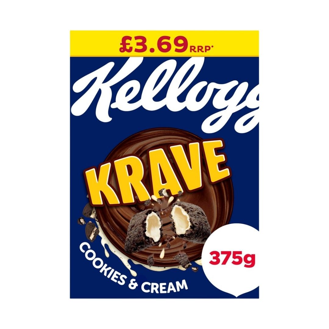 Kellogg's Krave Cookies & Cream Cereal