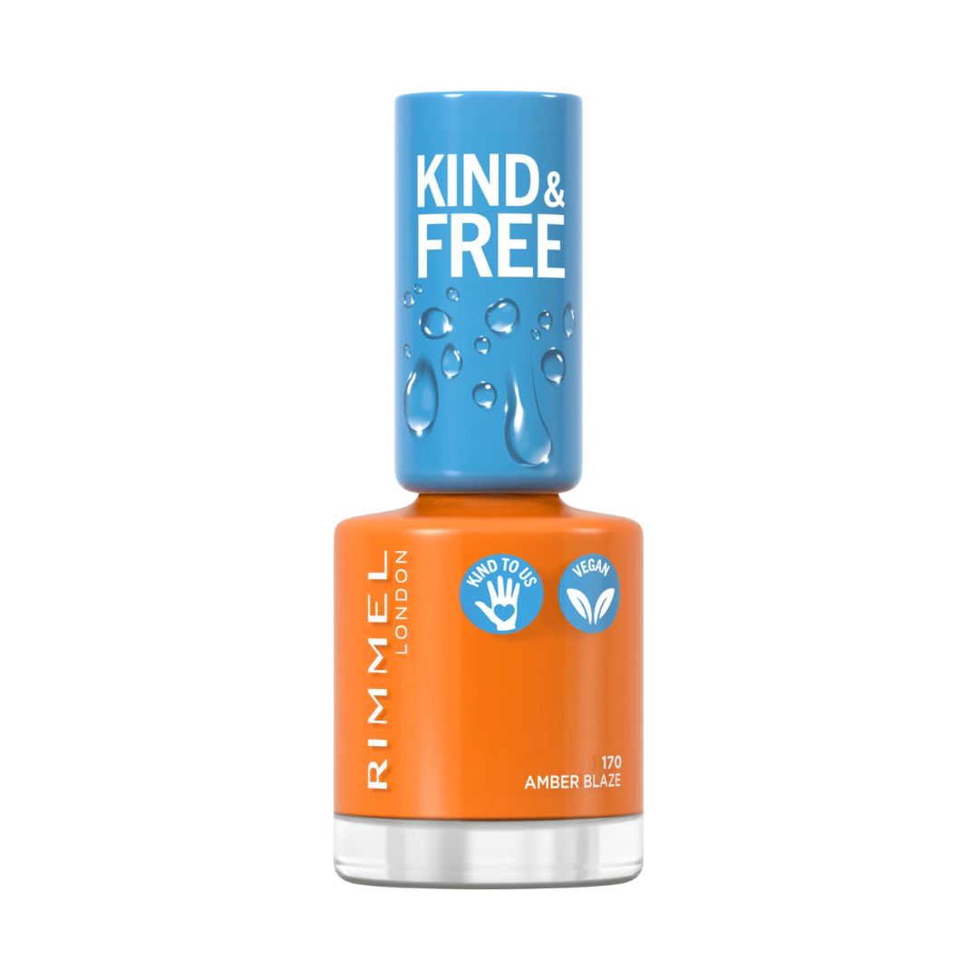 Rimmel London Kind & Free Clean Nail Polish 170 Amber Blaze