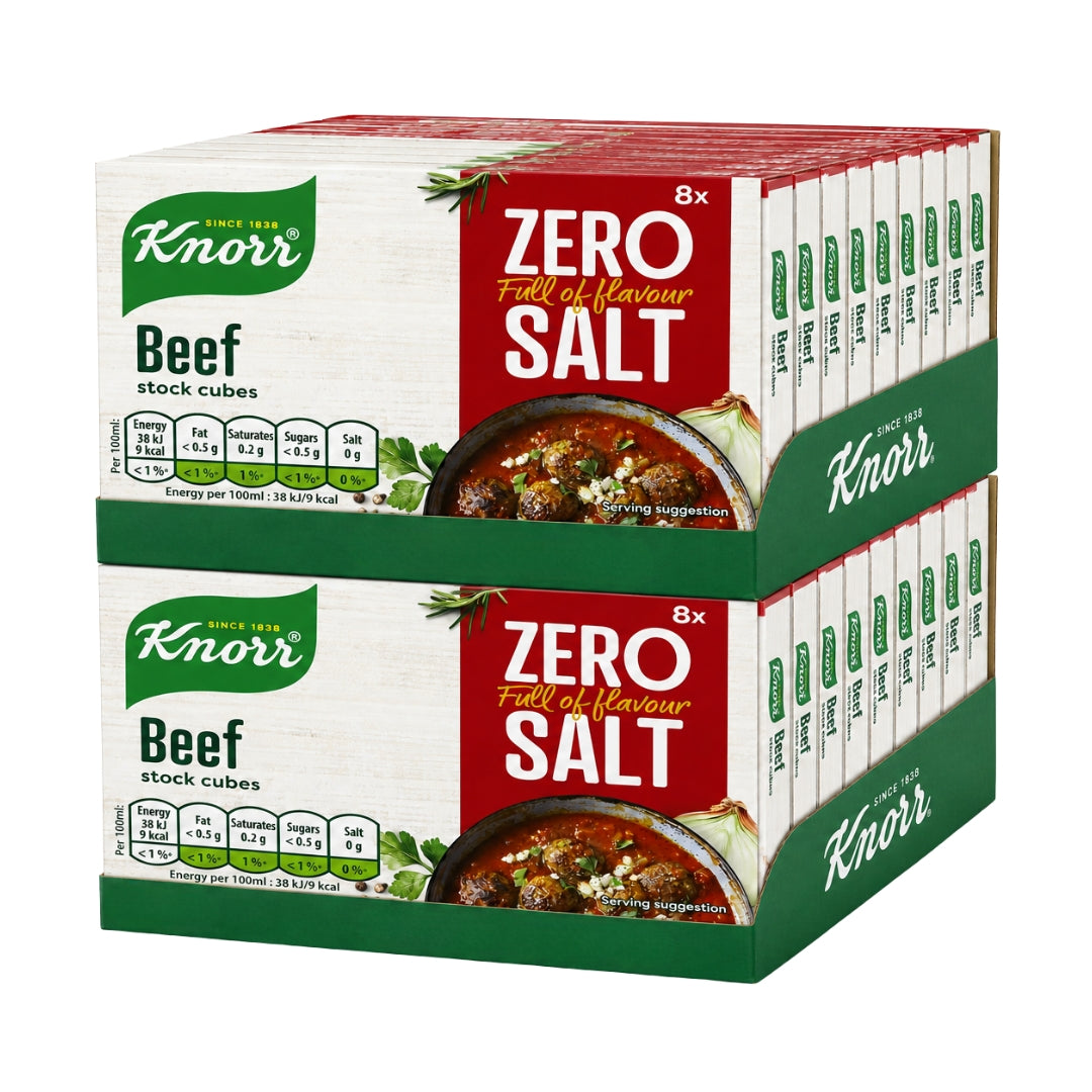 BULK SPECIAL Knorr Zero Salt Beef Stock Cubes