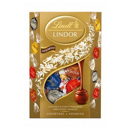 Large Lindt Lindor Assorted Chocolate Truffles Box 500g