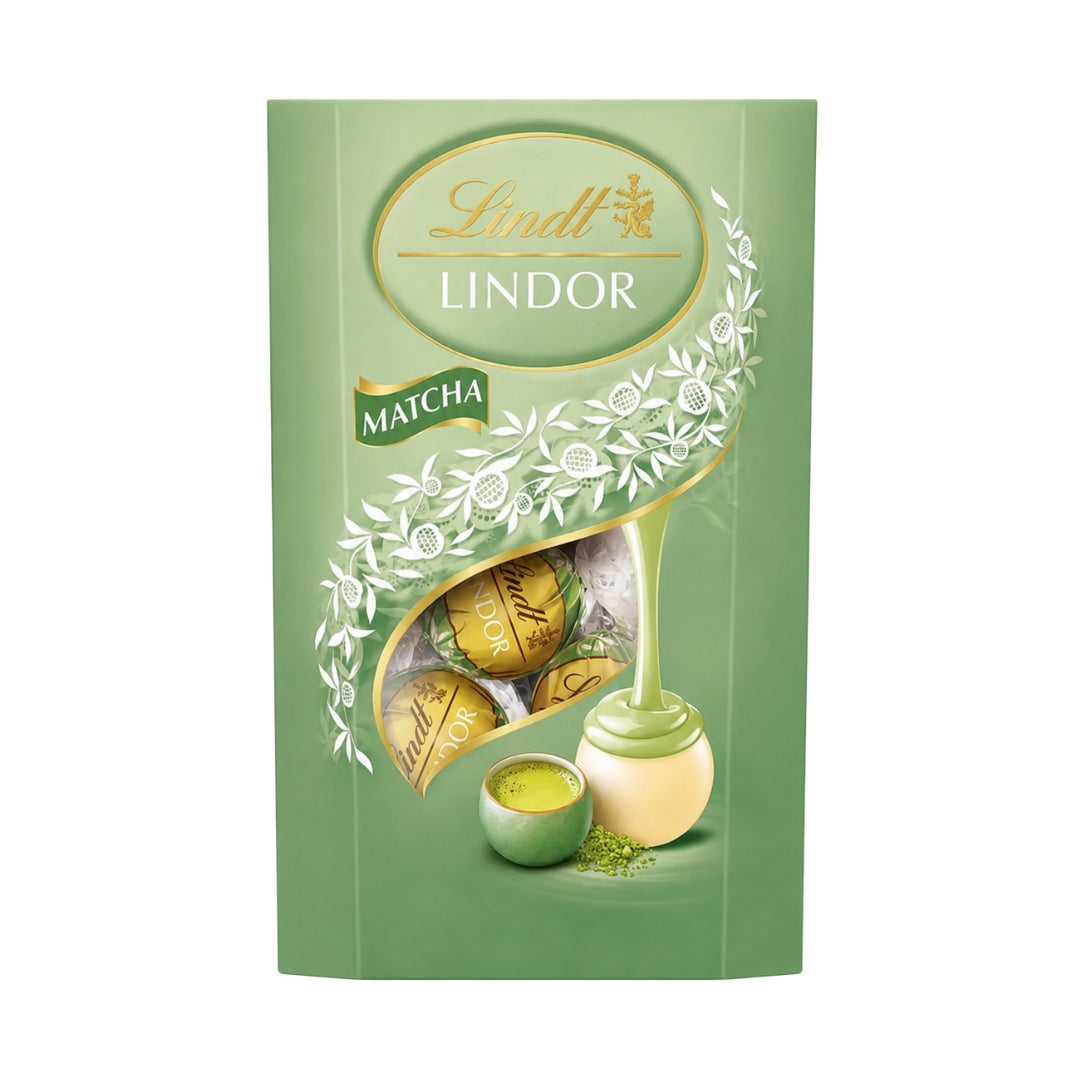 Lindt LINDOR Matcha White Chocolate Truffles Box
