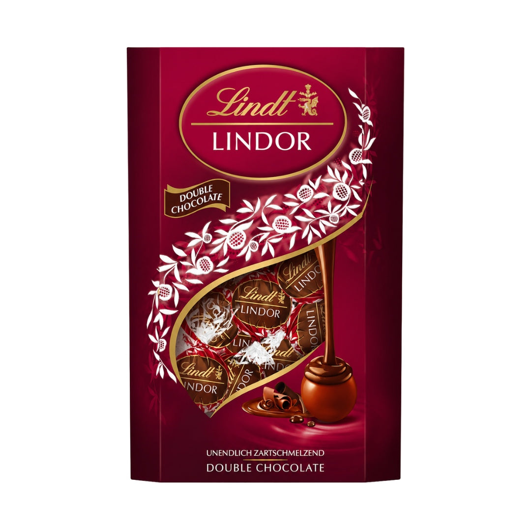 Lindt LINDOR Double Chocolate Truffles Box