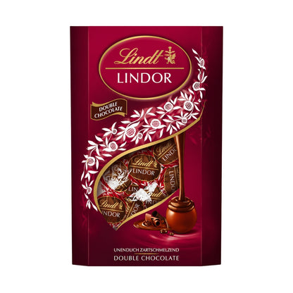 Lindt LINDOR Double Chocolate Truffles Box