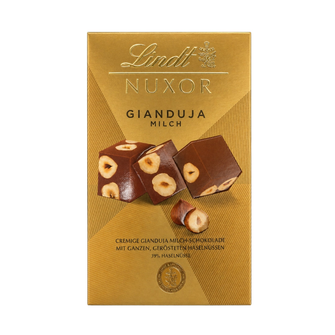 Lindt NUXOR Milk Gianduja Chocolate with Hazelnuts