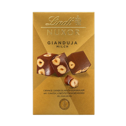 Lindt NUXOR Milk Gianduja Chocolate with Hazelnuts