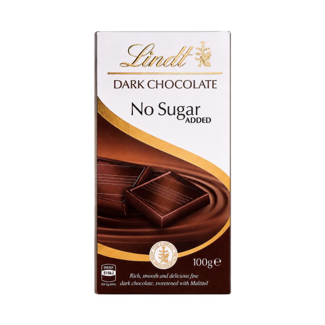 Lindt Dark Chocolate No Added Sugar Bar