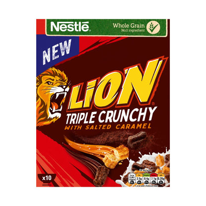 Nestlé Lion Triple Crunchy With Salted Caramel Cereal
