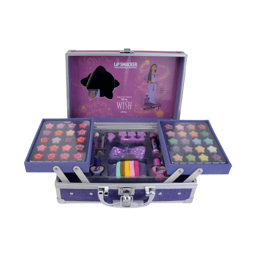 Disney Wish Lip Smacker Makeup Traincase Set