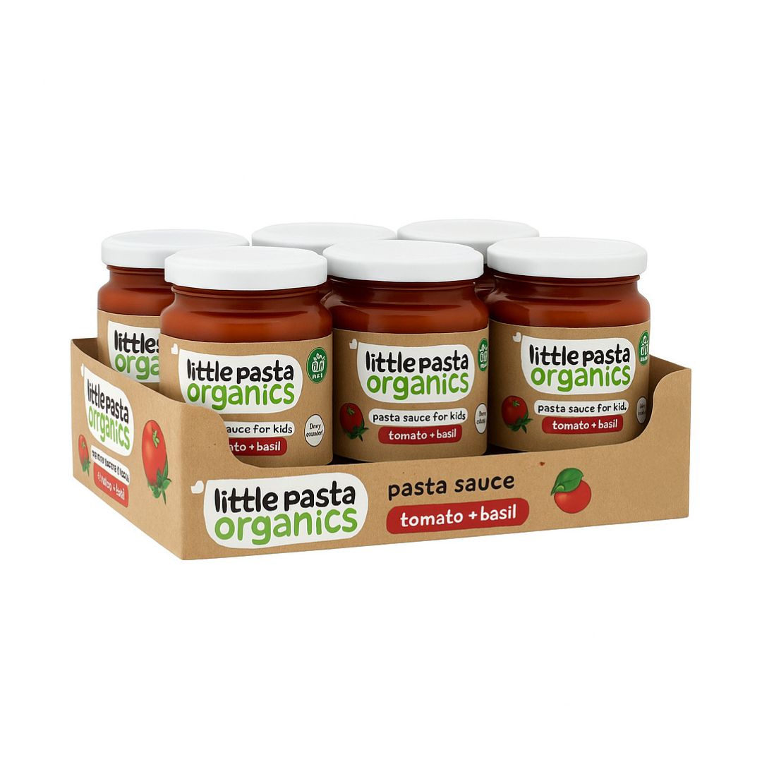 Little Pasta Organics Tomato & Basil Sauces For Kids