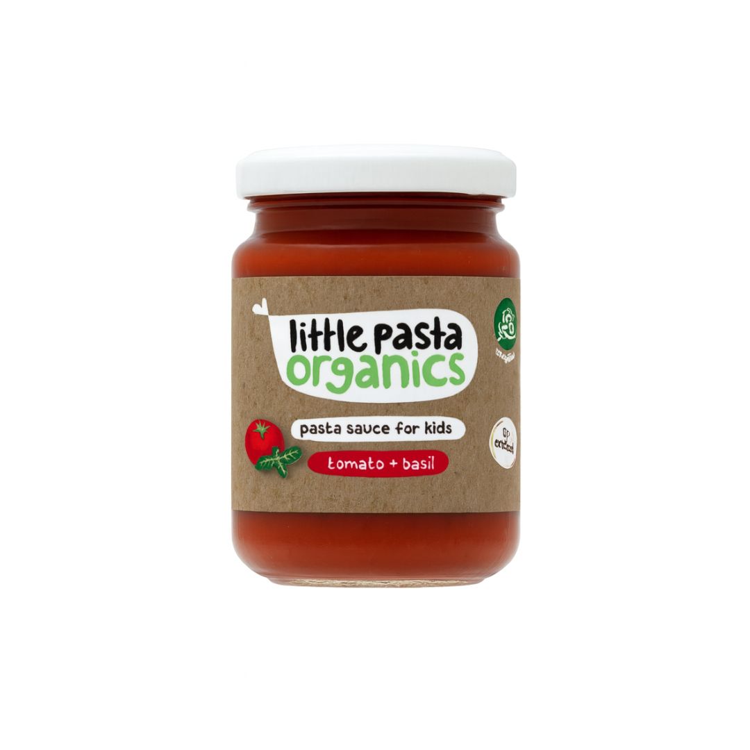 Little Pasta Organics Tomato & Basil Sauces For Kids