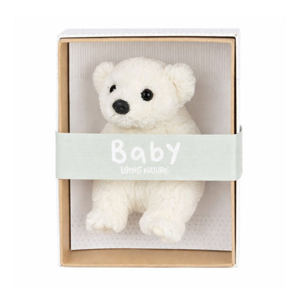 Living Nature Baby Polar Bear Plush Toy