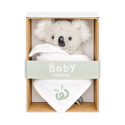 Living Nature Baby Koala Plush Toy with Comforter Blanket