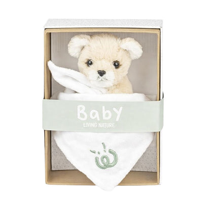 Living Nature Baby Lion Cub Plush Toy With Comforter Blanket