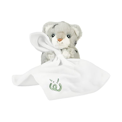 Living Nature Baby Snow Leopard Plush Toy with Comforter Blanket