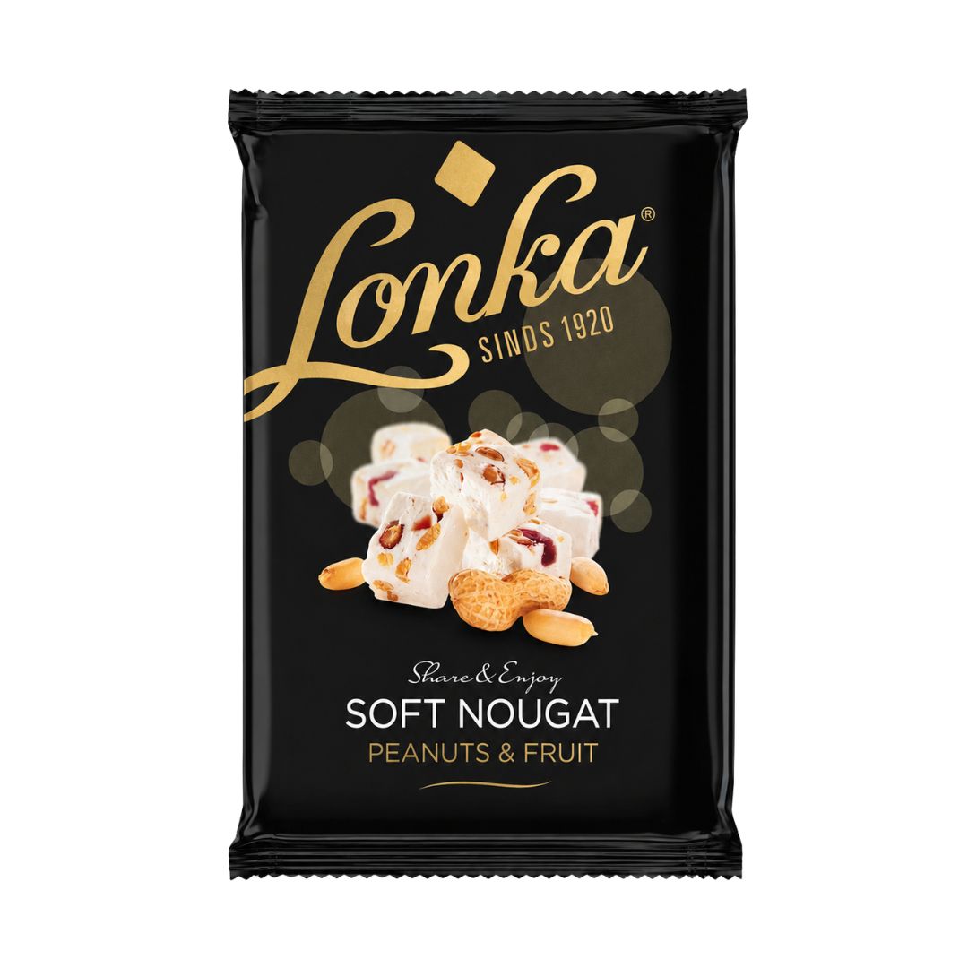 Lonka Sweets Soft Nougat Peanuts & Fruit