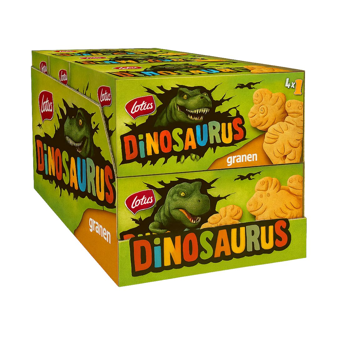 Lotus Original Vanilla Dinosaurus Biscuits