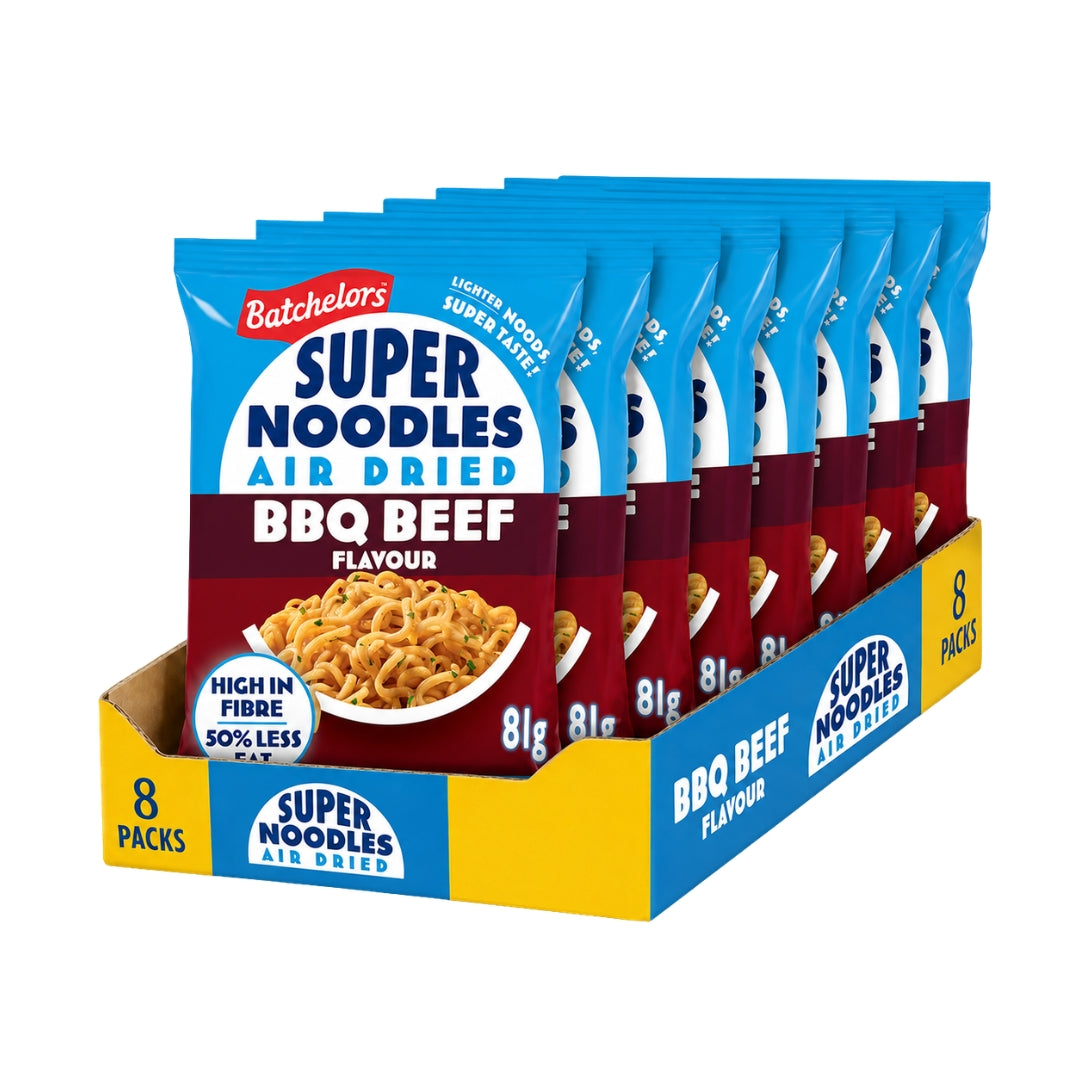 Batchelors Super Noodles Air Dried Low Fat BBQ Beef