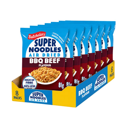 Batchelors Super Noodles Air Dried Low Fat BBQ Beef